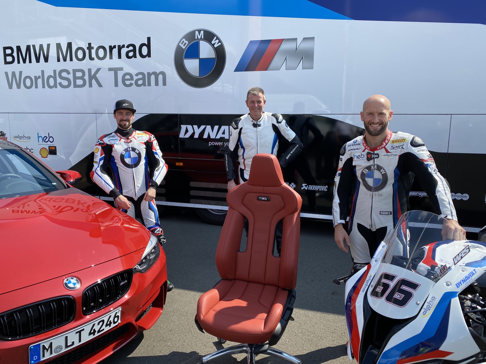 BMW M Seats for WorldSBK team 1