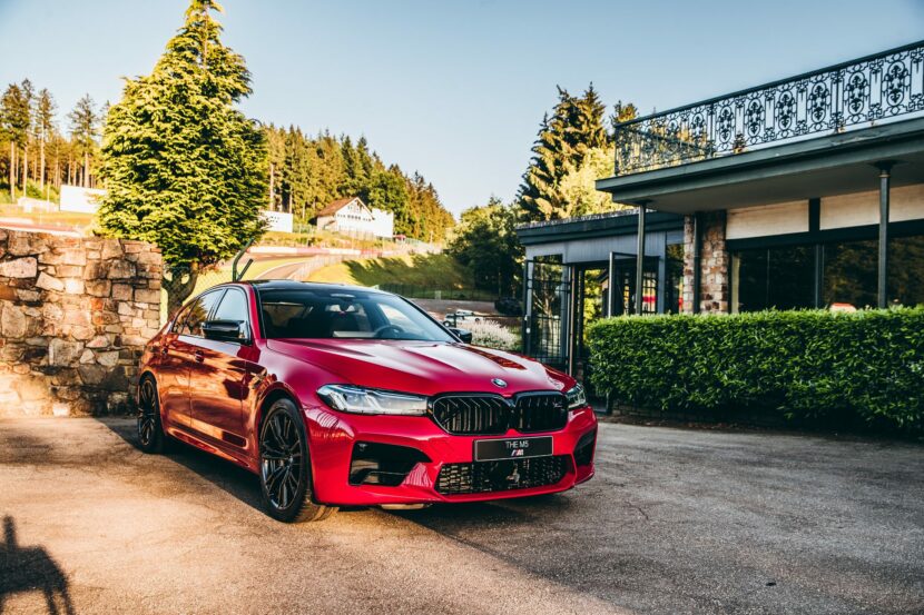 BMW M5 Facelift Imola Red 13 830x553
