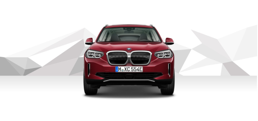 The New BMW iX3 Piemont Red metallic 1