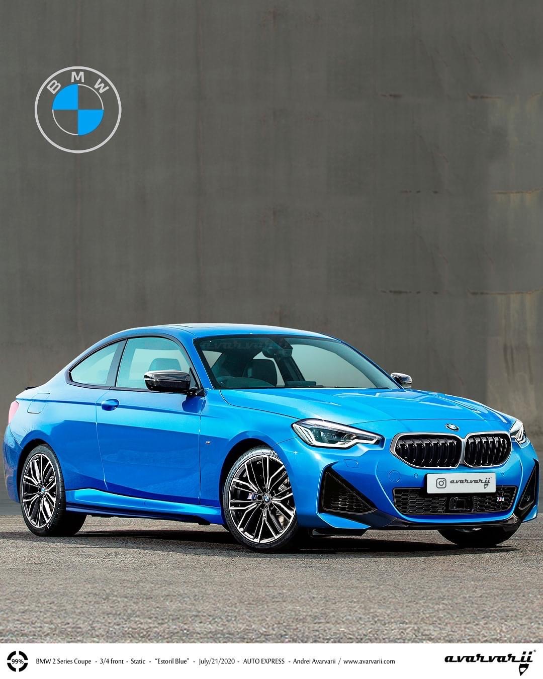 Rendered: Upcoming 2021 BMW 2 Series Coupe rear-wheel drive