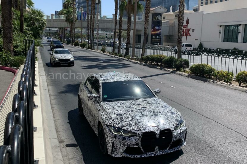 2021 BMW M3 and M4 fleet spotted in Las Vegas