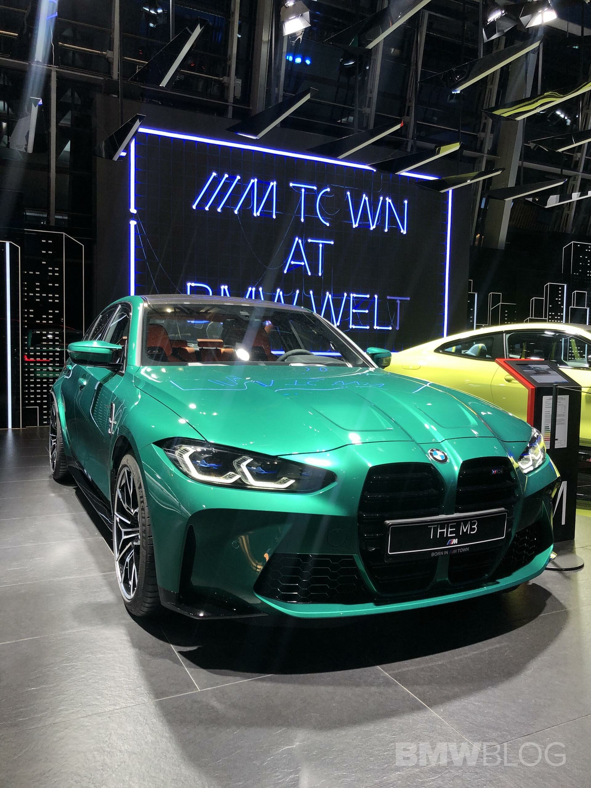 The new 2021 BMW M3 G80 displayed at the BMW Welt - VIDEO