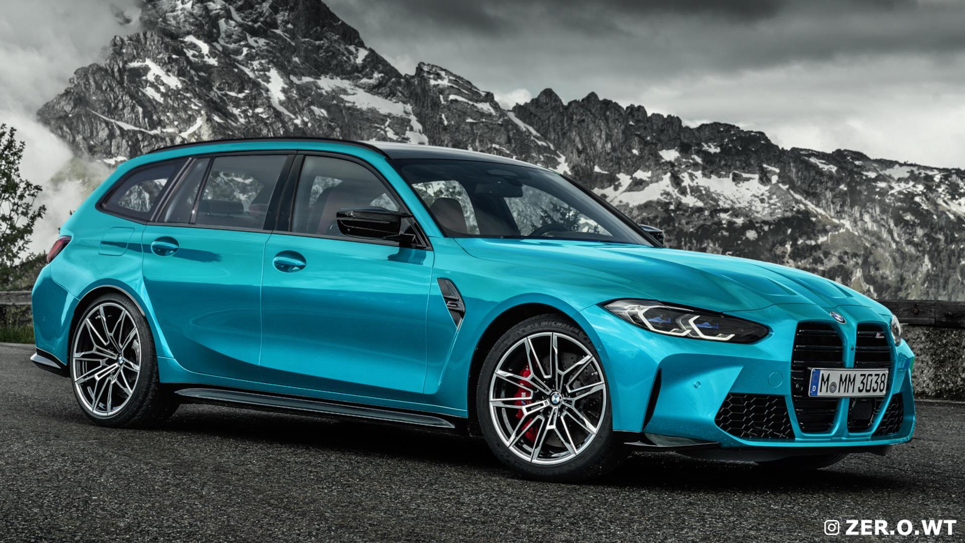 The future BMW M3 Touring gets new renderings after the M3 unveil