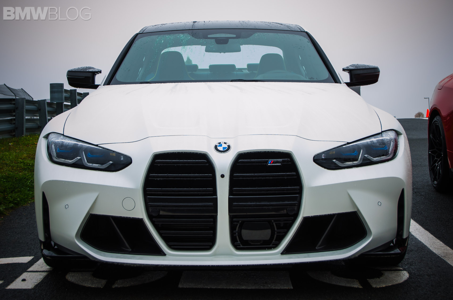 2021 bmw m3 competition white 1