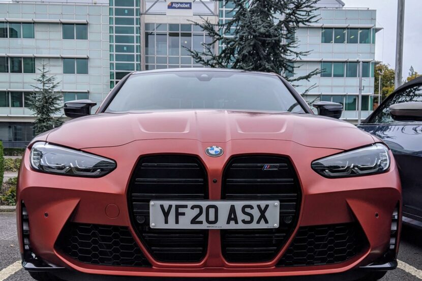 First look at the 2021 BMW M3 in Frozen Orange