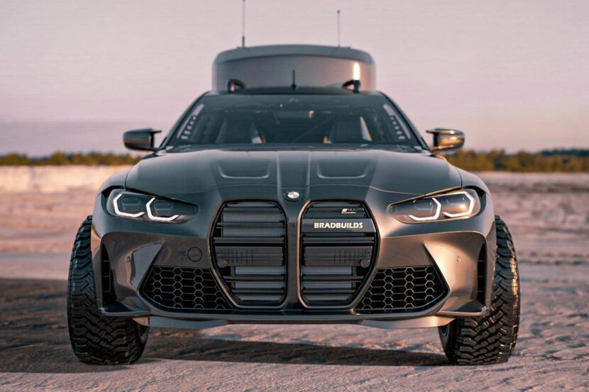 BMW M4 Safari Camper Render is one of the Coolest We've Seen Yet