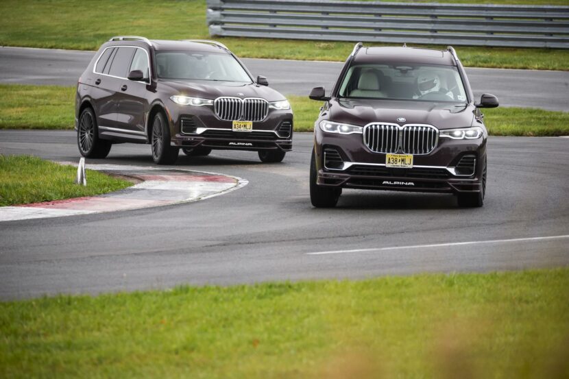 The 2021 ALPINA XB7 goes to the race track dressed in the Ametrin Metallic color