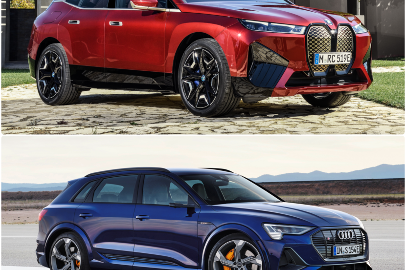 VISUAL COMPARISON: BMW iX vs. Audi e-tron quattro