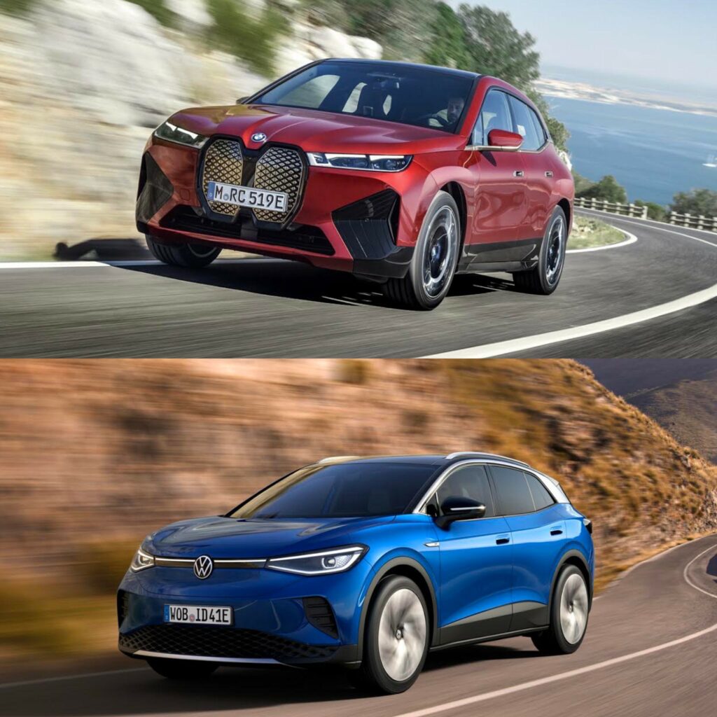 Photo Comparison: BMW iX vs Volkswagen ID.4