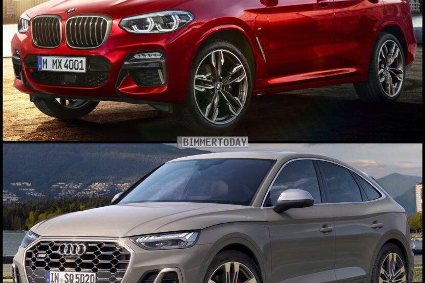 Photo Comparison: BMW X4 M40d vs Audi SQ5 Sportback TDI