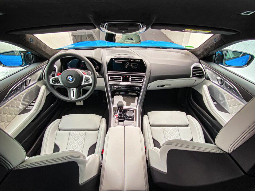 Individual Mexico Blue BMW M8 Gran Coupe F93 Martin Tomczyk Interieur 02 830x623
