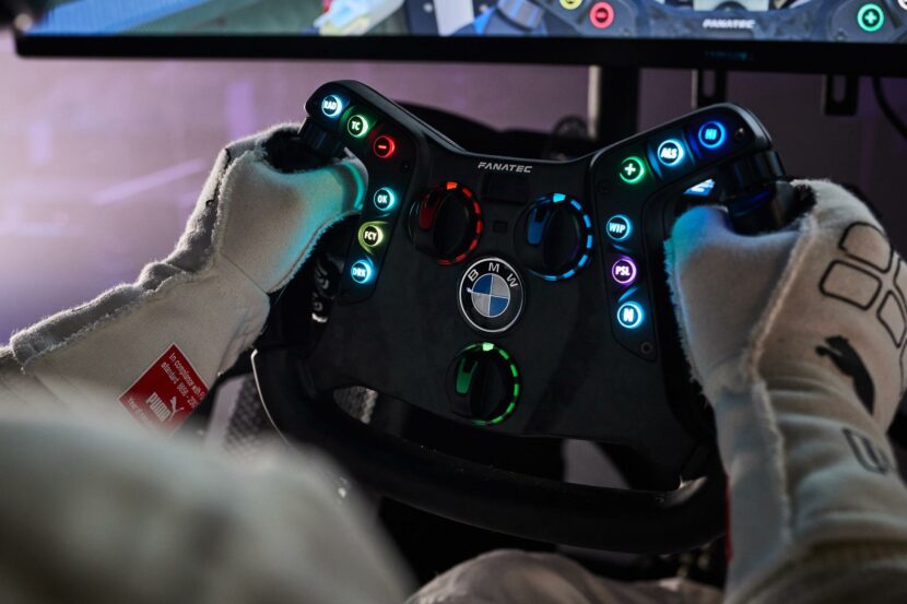 The BMW M4 GT3 steering wheel for sim racing will cost below 5,000 euros