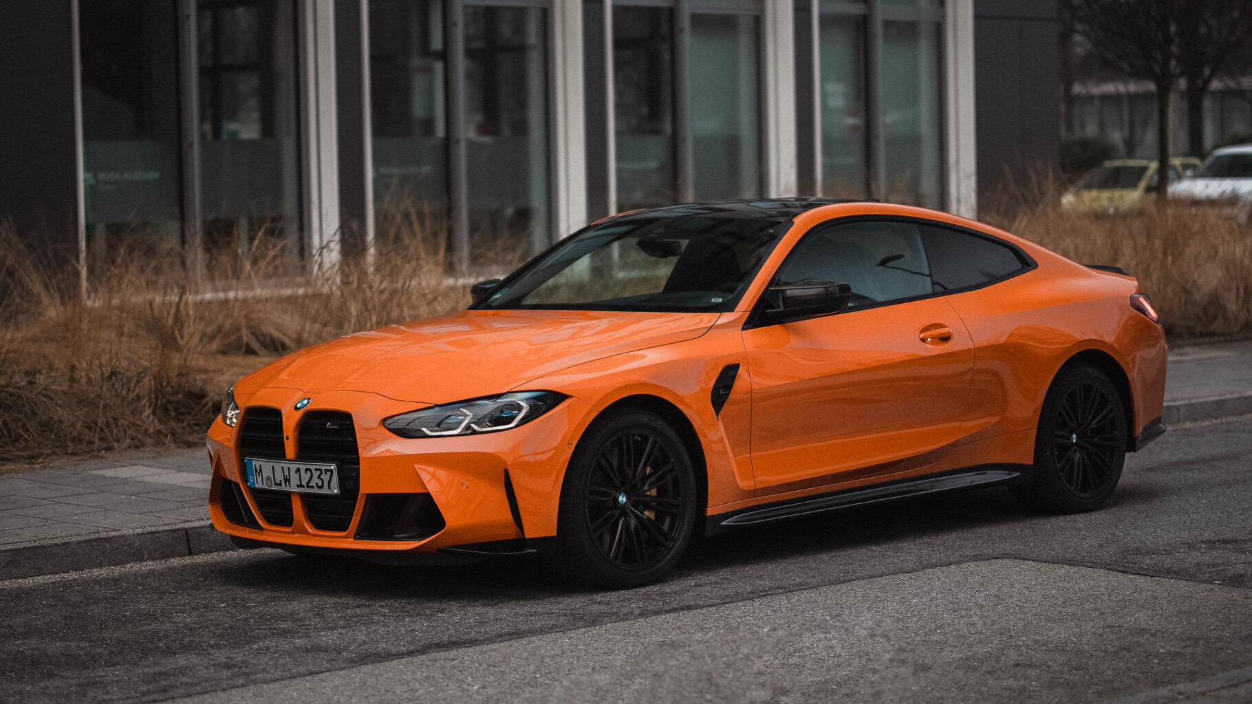 The first ever 2021 BMW M4 Competition in Fire Orange