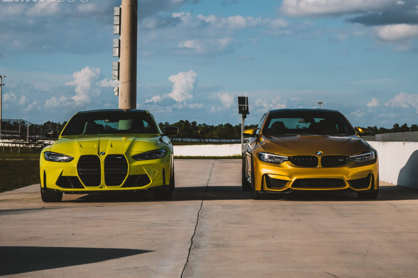 Video: BMW F82 M4 compared against the new G82 M4 model