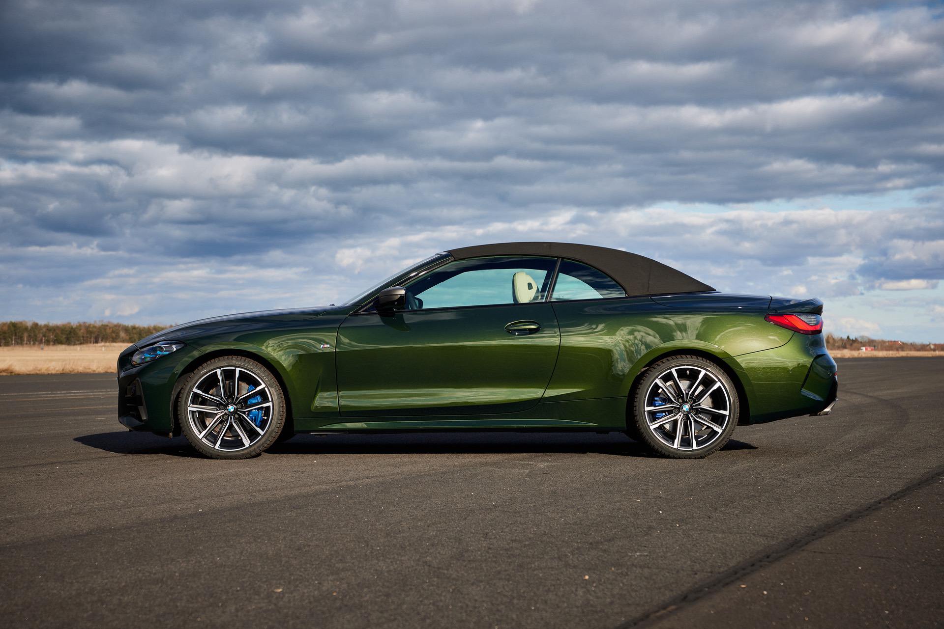 SPIED BMW M4 Convertible Seen in Isle of Man Green
