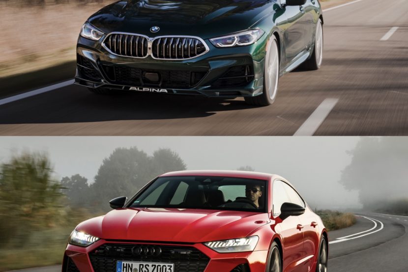 Photo Comparison: ALPINA B8 Gran Coupe vs Audi RS7 Sportback
