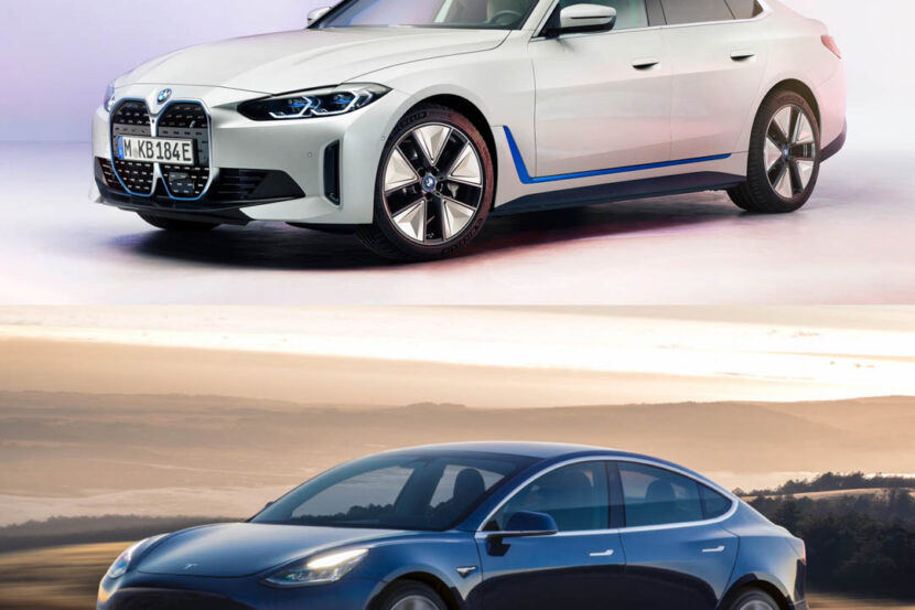 VIDEO: BMW i4 vs Tesla Model 3 -- Electrifying
