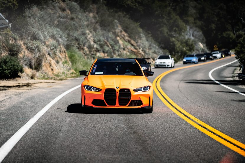 A Bright Orange Wrap for the New 2021 BMW M3
