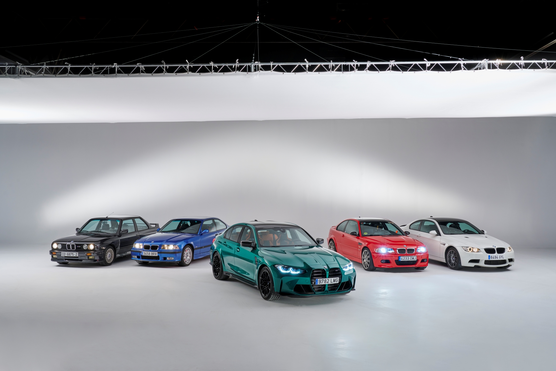The BMW M3 Six generations 2