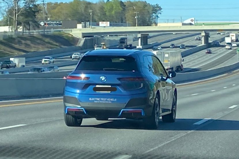 BMW iX high-end electric crossover spotted in South Carolina