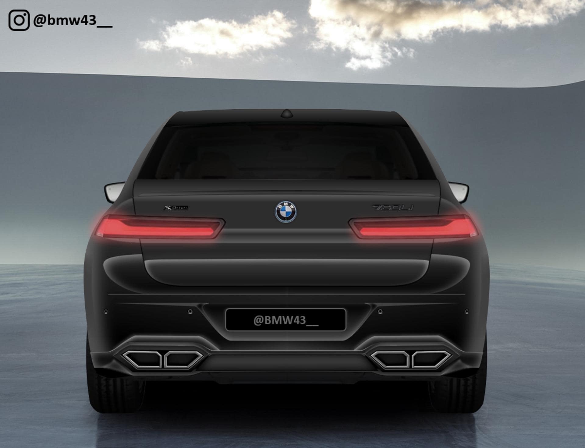 2023 BMW 7 Series Rear End gets a new rendering