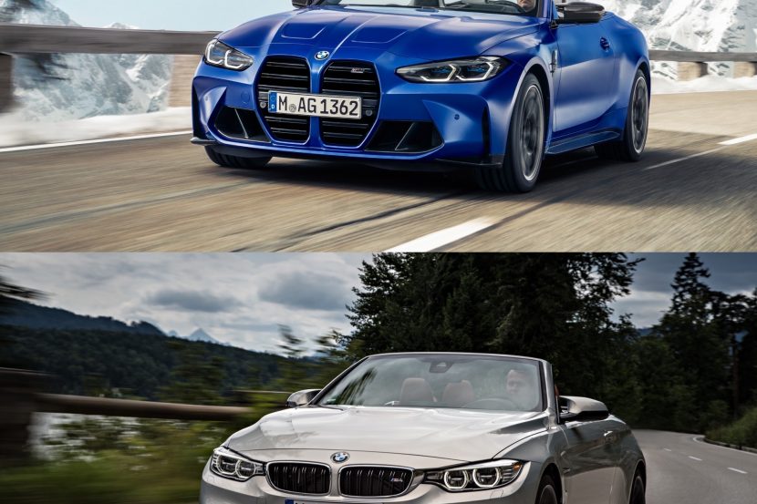 Photo Comparison: G83 BMW M4 Convertible vs F83 BMW M4 Convertible