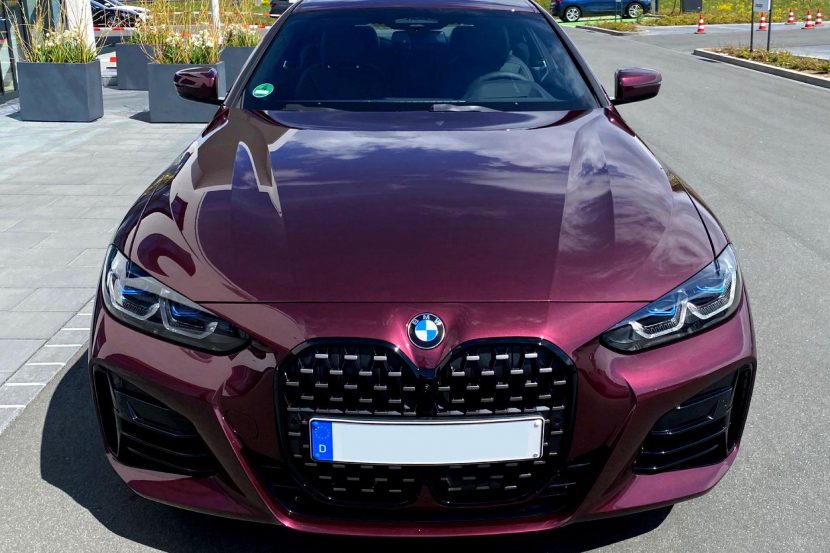 5,000 euros can get you this Wild Berry color on the BMW 4 Series
