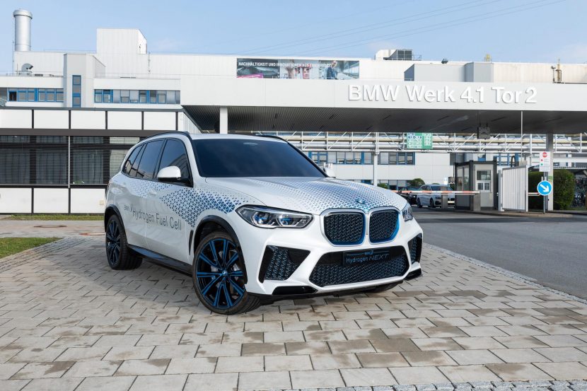 BMW shares new photos of the X5 with hydrogen fuel cell tech