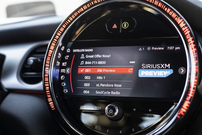 SiriusXM will be standard on all US MINI models starting next month