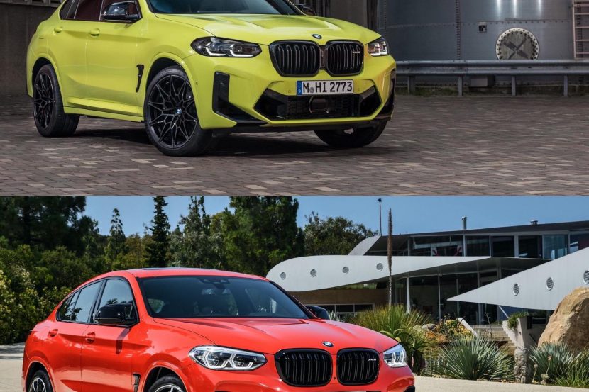 Photo Comparison: BMW X4 M Facelift vs.  Previous X4 M