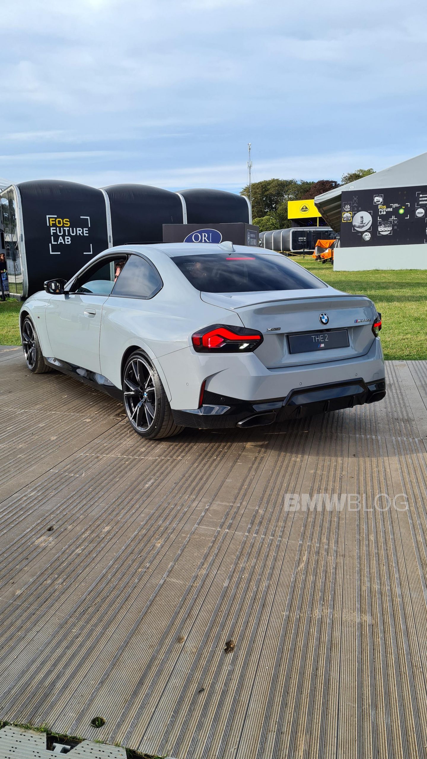 2022 BMW M240i in Brooklyn Grey live from Goodwood