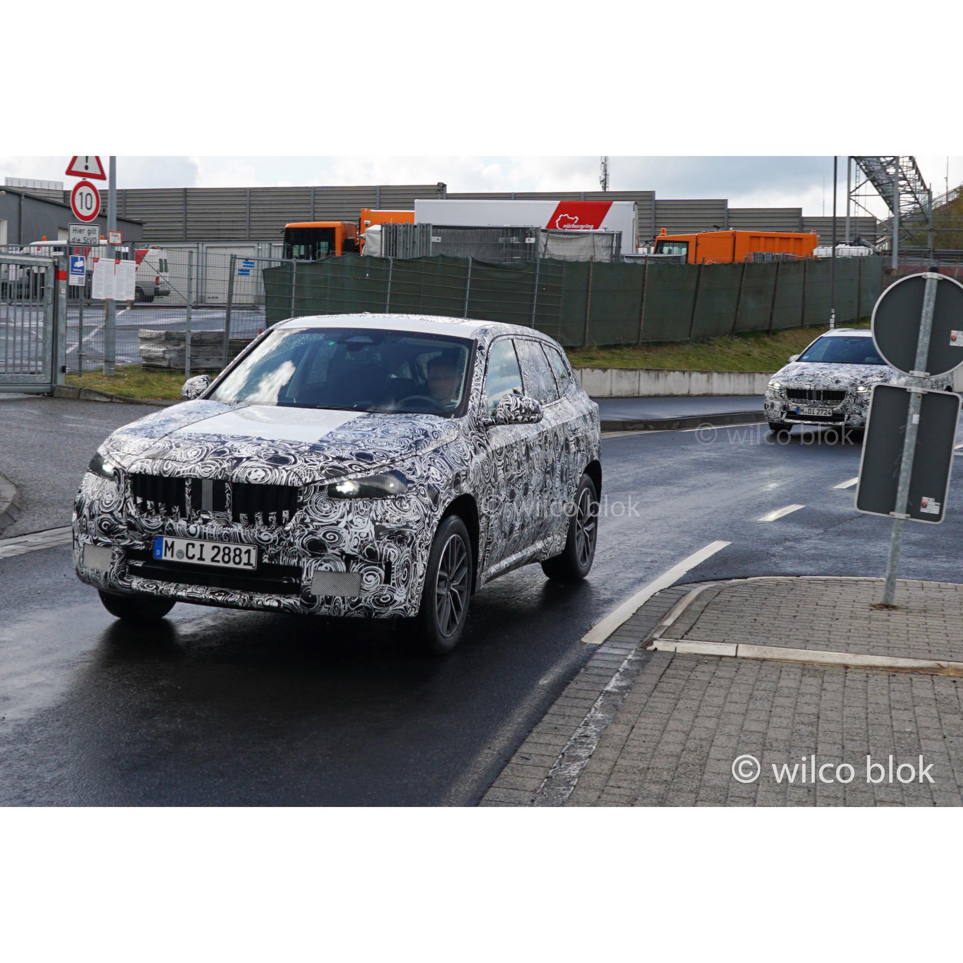 2022 BMW X1 Prototype Heading To The Nurburgring - Spy Photos