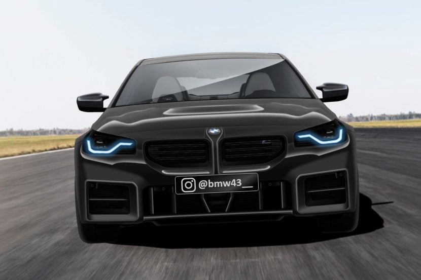 2023 BMW M2 G87 gets a new rendering based on leaks
