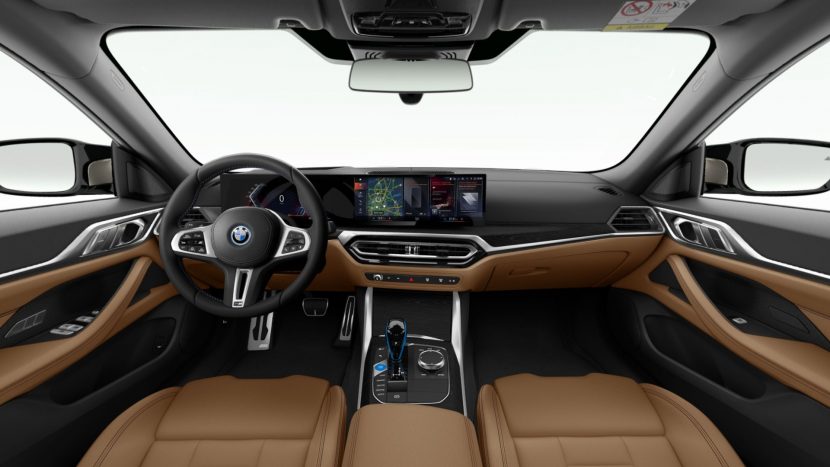 BMW i4 M50 with Vernasca Cognac interior 830x467