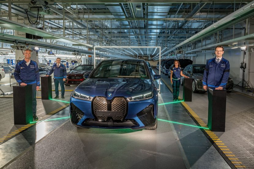 BMW iX production kicked off at Dingolfing plant today
