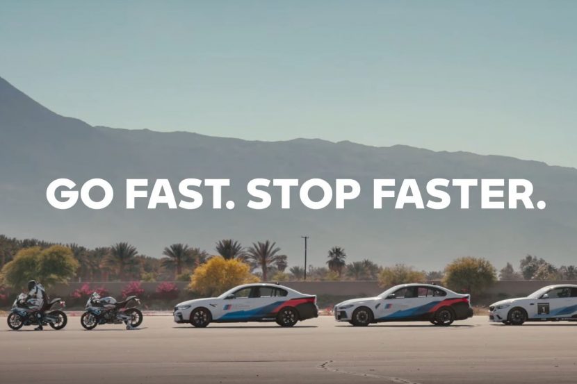 Video: BMW M3 and BMW M 1000 RR do the parking challenge