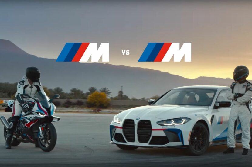 Video: BMW M3 challenges BMW M 1000 RR to a drift battle