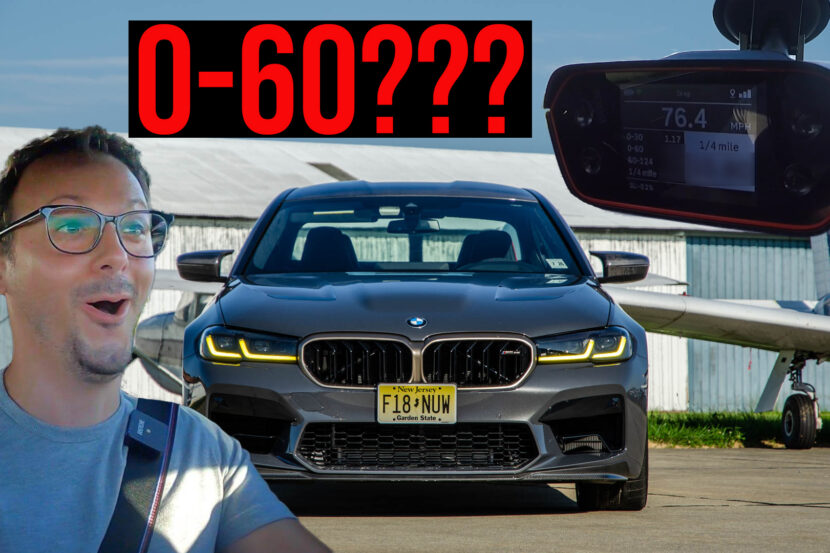 VIDEO: BMW M5 CS -- See How Fast We Got it to 60 MPH and 1/4 Mile