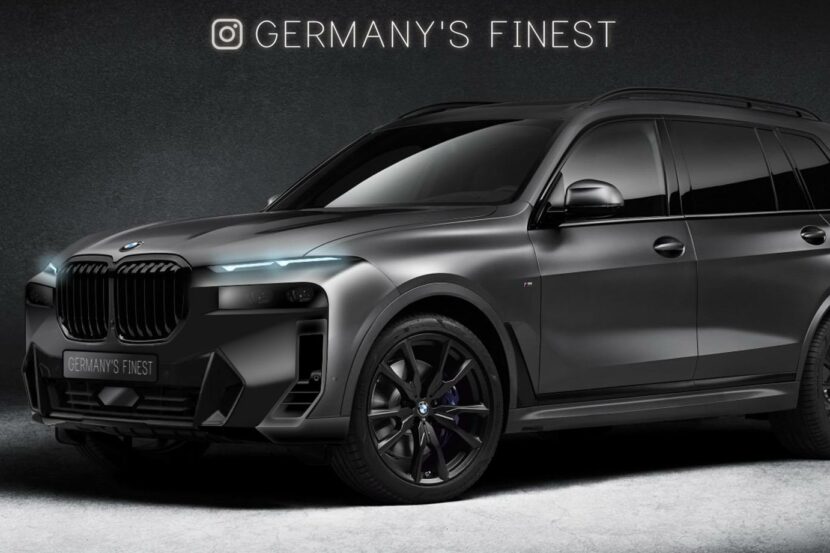 Upcoming BMW X7 facelift spotted wearing split headlights again