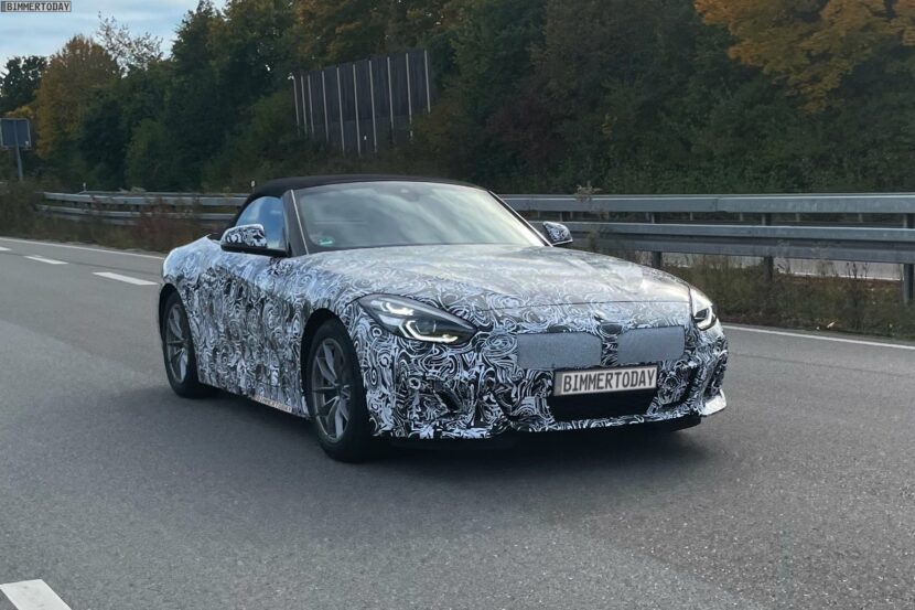 2022 BMW Z4 Facelift allegedly spied on the road