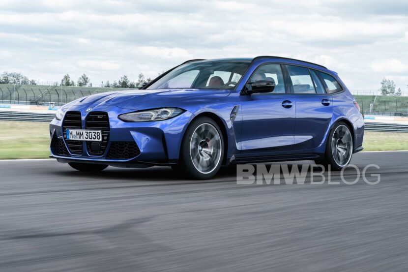 2022 BMW M3 Touring xDrive - New Rendering In Portimao Blue Color