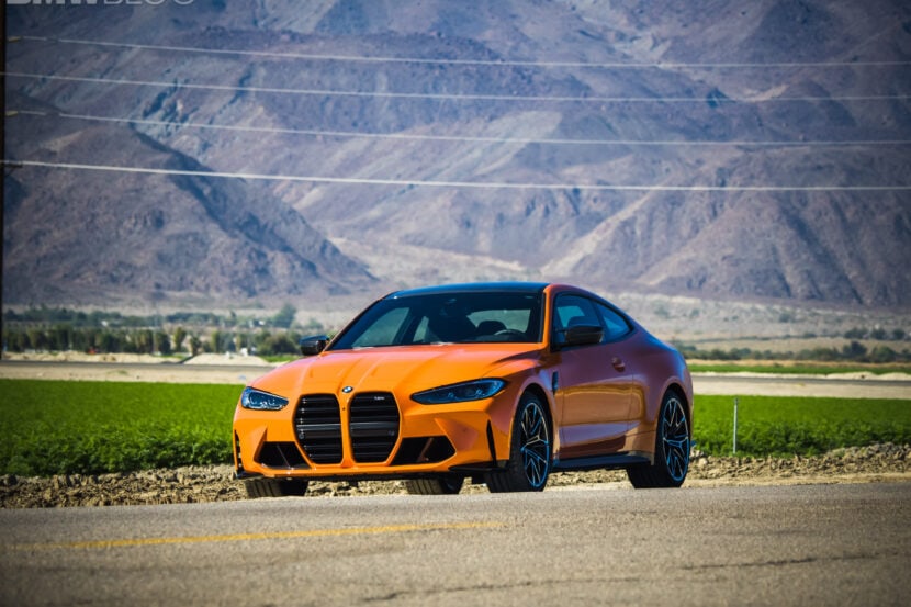 2022 BMW M4 painted in Fire Orange from BMW Individual