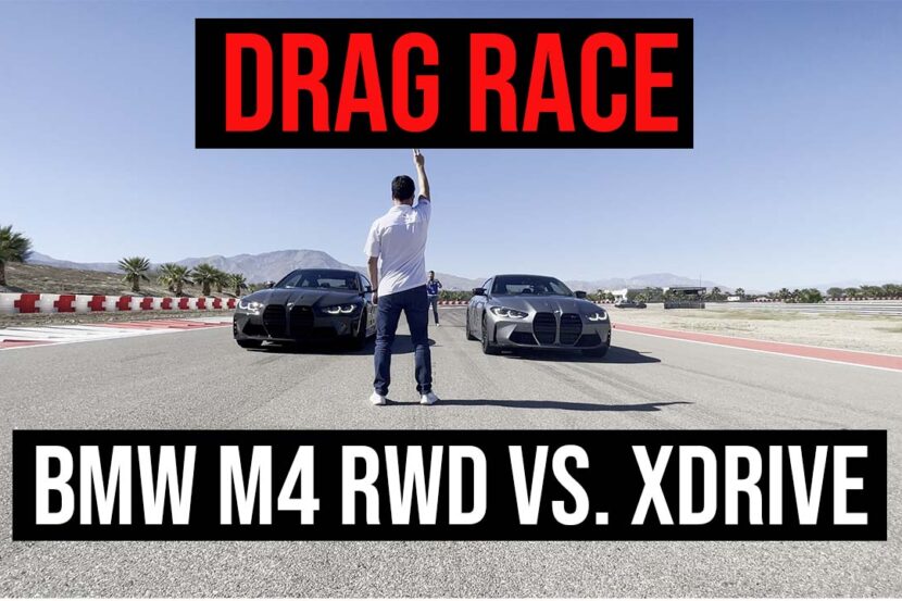 EXCLUSIVE VIDEO: BMW M4 xDrive vs RWD: DRAG RACE