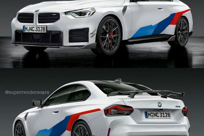 Upcoming BMW M2 Coupe Rendered with M Performance Parts