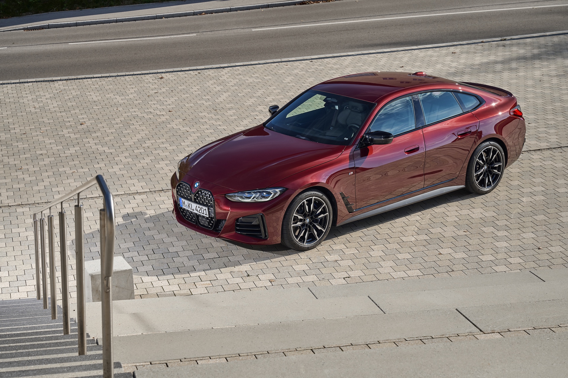 2022 bmw m440i gran coupe aventurine red test Drive review 52