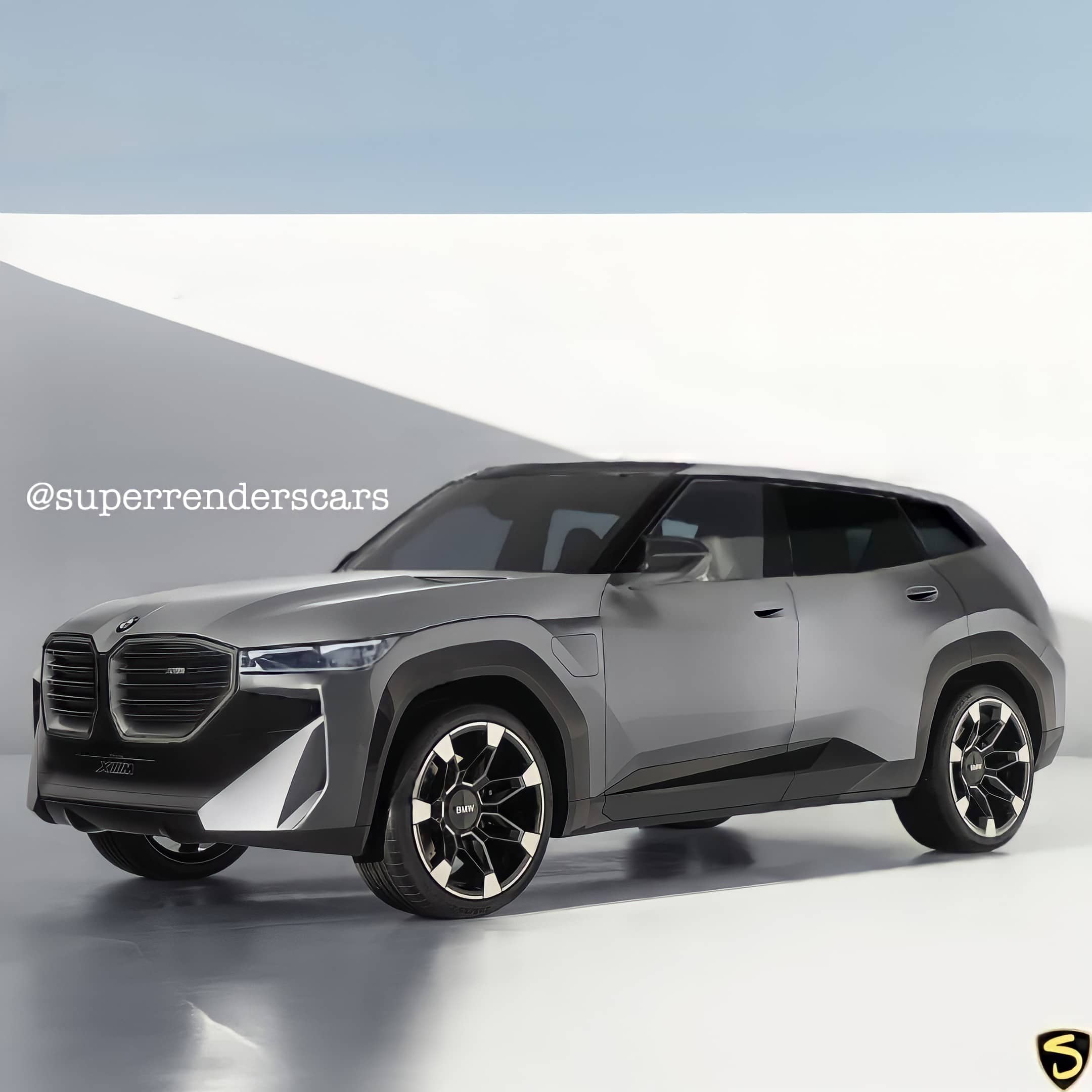 BMW XM Production-Ready Model Rendered with More Normal Looks