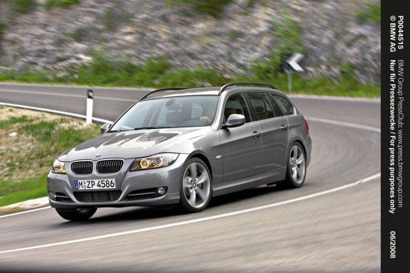 BMW 3 Series Touring E91 With LS Swap Makes 322 HP At The Wheels