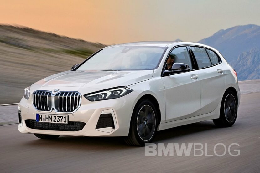 2023 BMW 1 Series Facelift rendered for the first time