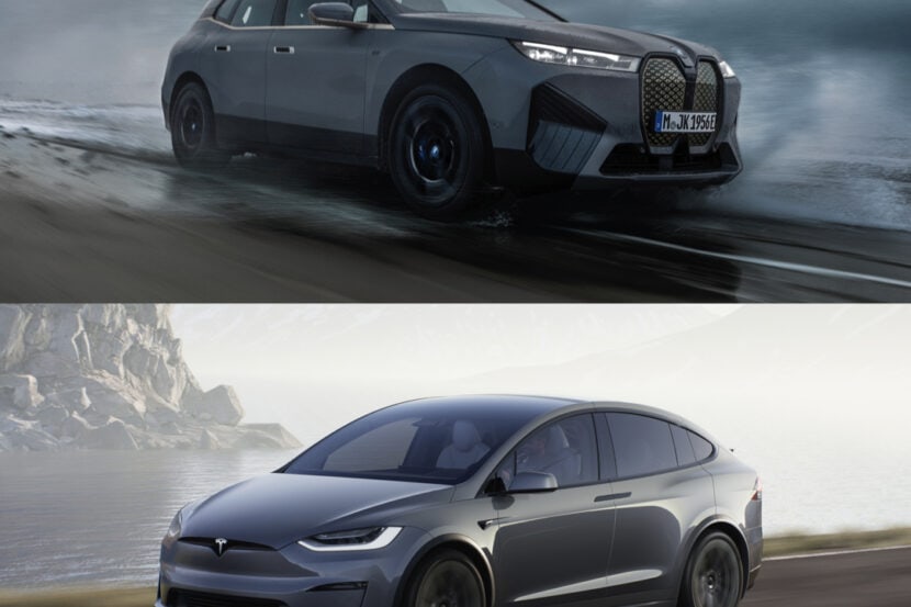 Photo Comparison: BMW iX M60 vs Tesla Model X