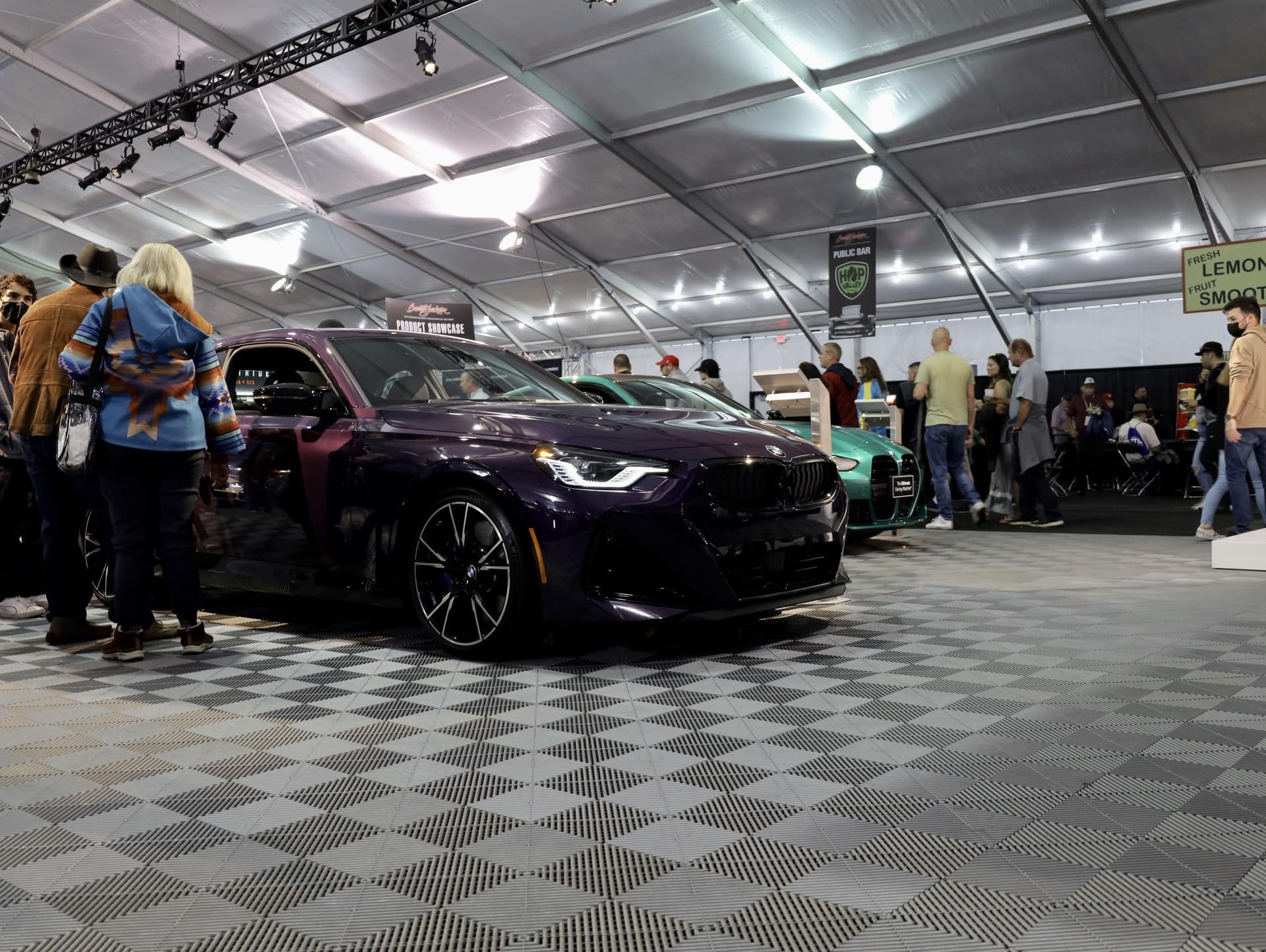 BMW cars displayed at Barrett-Jackson auctions in Scottsdale